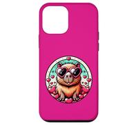 Valentines Day Capybara And Cute Heart Rodent Case for iPhone 12 mini