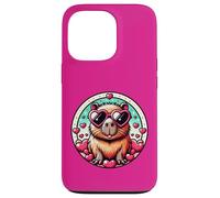Valentines Day Capybara And Cute Heart Rodent Case for iPhone 13 Pro