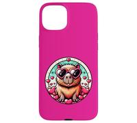 Valentines Day Capybara And Cute Heart Rodent Case for iPhone 15 Plus