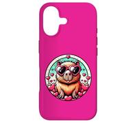 Valentines Day Capybara And Cute Heart Rodent Case for iPhone 17