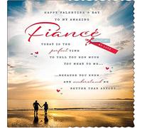 Valentine's Day Card Amazing Fiancé - 10 x 7 inches - Avant Garde