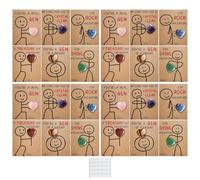 Valentines Day Card for Couples - Acrylic Heart Bead Valentine's Day Card, Craft Decoration Collectible for Her Boys Girls Wife Girlfriend, Party School Classroom | Surprise Elements | H