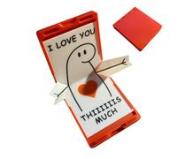 Valentine's Day Card for Family | with Heart Design Romantic Funny Decor | Cute Valentines Day Cards,for Family Friends Wife Mother Sister Daughter Ceremonies Special Occasions Blessings New Year Part