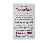 Valentines Day Card for Godmother from Godchild - Godmother Godmum Birthday Proposal Wedding Easter Mother's Day Gifts