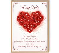 Valentines Day Card For My Wife Romantic Valentine Card For Her Valentine Card For Wife From Husband Valentine's Day Card For Wife Love Romantic Valentines Cards Anniversary Birthday Mothers Day Gift