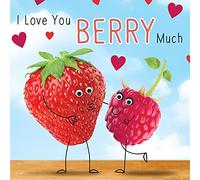 Valentines Day Card 'I Love You Berry Much' Goggly 3D Eyes