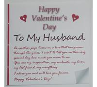 VALENTINE'S DAY CARD LOVE LETTER TO MY HUSBAND