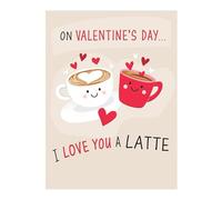 Valentines Day Card, Open On Valentines Day Humour - 8 x 6 inches - Piccadilly Greetings