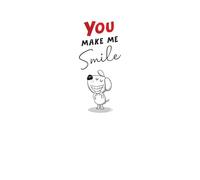 Valentines Day Card, Open You Make Me Smile - 8 x 6 inches - Piccadilly Greetings