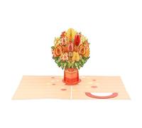 Valentines Day Card - Romantic Keepsake Home Decor | 3D Handcrafted Valentine's Cards - for Holiday Blessings for Girlfriend Husband Wife Birthday Mothers Thank You School