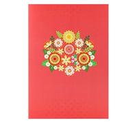 Valentine's Day Card - Romantic Postcard Home Decor | 3D Pop-up Flowers Greeting Card - for Your Holiday Wedding Blessings Husband Wife Birthday Thank You