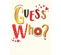 Valentines Day Card, Secret Admirer Guess Who? - 8 x 6 inches - Piccadilly Greetings