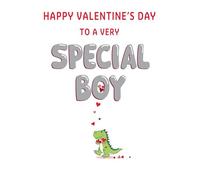 Valentines Day Card, To a Very Special Boy - 8 x 6 inches - Piccadilly Greetings