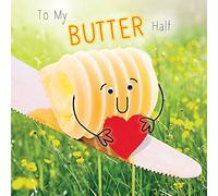 Valentines Day Card 'To My Butter Half' Goggly 3D Eyes