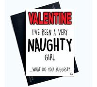 Valentines Day Cards Iv'e Been Very Naughty Funny Greeting Cards for Him Profanity Cards for Him Valentines Card for Boyfriend Husband Fiancé Fiancée LGBTQ LGBT Gifts Comedy PC749