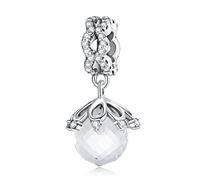 Valentine's Day Charm 925 Sterling Silver Cute Bear Bowknot Bag Love Heart Charms For Pandora Women's European Style Snake Chain Bracelet