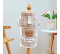 Valentine's Day Clothing for Pet Dogs and Cats Factory Direct Wholesale (Large Pink Checkered Couple's wear - Vest, X-Small)