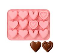 Valentine's Day Cookie Molds | Reusable One Dozen Cavity Dishwasher Safe Mold,Manual Cookie Maker,For Amateur Family Friends Birthday Holiday And
