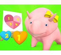 Valentine's day - Counting candy hearts /Toy Crane / Learning the alphabet / Snake Game