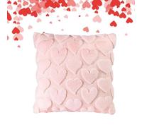 Valentine's Day Cushion Covers 46 x 46 cm - 46 x 46 cm Soft Valentine's Day Decorations | Heart Cushion Covers Room Decoration - For Home Bed Bedroom Living Room Sofa Farmhouse Garden Veranda