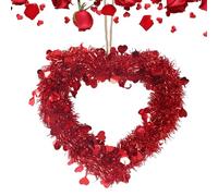 Valentine's Day Decor Wreath | Artificial Heart Ornament,Valentines Day Wreath,for Weddings Parties Christmas Proposals Ceilings Walls Corridors Tables Homes Shops Indoor
