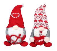 Valentines Day Decorations Valentine Decor Gnome Gifts for Her Him Women Gnomes Plush Home Ornaments 2-Pack