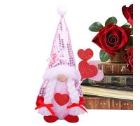 Valentine's Day Decorative Gnome Set,Valentine's Day Tiered Tray Decorations,Romantic Dwarf Doll,knitted Pendants, Heart-shaped Hats, Faceless Old Men, Holiday Dwarf Ornaments,giftss For Her.