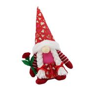 Valentine's Day Decorative Lottery Plush Doll Love Heart Sweden Scandinavian Tomte Elf Wedding Party Ornament Love Theme Gnome