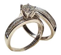 Valentine's Day Diamond Ring Ring Light Luxury Ring New Creative Ring Can Be Stacked to Wear Women Fashion Ring Wave Ring Size 5 (Silver, 10)