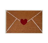 Valentine's Day Doormat - Envelope Outdoor Doormat, Romantic Welcome Floor Rug, Decorative Entrance Rug, Cute Mat with Love Theme for the Home, Front Door, On The Front Door