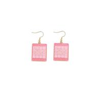 Valentine's Day Enamel Drop Earrings for Women XO Love Rainbow Heart Teardrop Dangle Lightweight Sweet Jewelry Set
