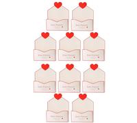 Valentine's Day Envelope Box - 10 Pieces Wedding Floral Envelope Boxes | Romantic Heart Pattern Decor For Kids Family Wife Mother Sister Daughter Holiday Blessings New Year Party