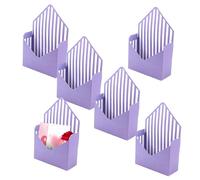 Valentine's Day Envelope Boxes - 6 Pieces Full of Love and Ritual Sense, Foldable Envelopes, Large Capacity Gift Box, Holiday Decoration for Birthday, Festival, Bouquet, Food, Chocolate