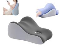 Valentine's Day Ergonomic Butt Pillow - Memory Foam Body & Lumbar Support Wedge Cushion for Couples, Back Pain Relief, Comfortable Sleeping & Butt Support (Double gray)