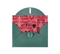 Valentine'S Day Exquisite Pearl Paper Holiday Cards, Birthday Cards, Suitable For Christmas, Valentine'S Day, Wedding Anniversary And Party Invitation Cards.