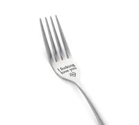 Valentine's Day Fork,I Love You Fork,Boyfriend Gifts,Valentines for Her,for Boyfriends,Forking Love You Funny Engraved Forks Stainless Steel,Personalized Letter Dinner Fork-I You Best Mother's Day