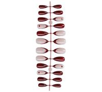 valentines day french tips pressed on nails french french false nails full cover can be applied to your nails for a stylish and elegant look