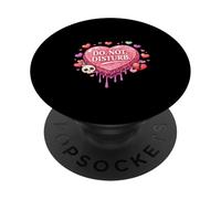 Valentines Day Funny Conversation Heart Candy Don't Disturb PopSockets Adhesive PopGrip