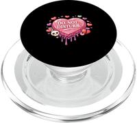 Valentines Day Funny Conversation Heart Candy Don't Disturb PopSockets PopGrip for MagSafe