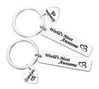 Valentine's Day Gift Appreciation Gift for Grandma Grandpa Keyring Grandmother Grandfather Gift from Granddaughter Grandson Thank You Gift for Him Her Birthday Keyring Father's Day Mother's Day Gift