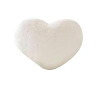 Valentine's Day Gift Heart Decorative Pillow Cute Soft Plush Cushion Creative Sofa Decoration 30cm(White