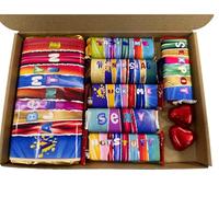 Valentines Day Gift - Novelty Fun Mismatched Chocolate Wrappers - Choose from Be My Valentine, Boyfriend, Girlfriend, Husband, Wife (One Size, Be My Valentine)