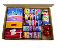 Valentines Day Gift - Novelty Fun Mismatched Chocolate Wrappers - Choose from Be My Valentine, Boyfriend, Girlfriend, Husband, Wife (One Size, Wife)