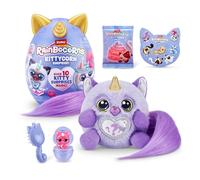 Valentine's Day Gift - Rainbocorns Kittycorn Surprise Series 3 Ragamuffin (Fluffles) by ZURU, Plush Toy, Collectible Plush Stuffed Animal, Surprise Eggs for Girls (Ragamuffin)