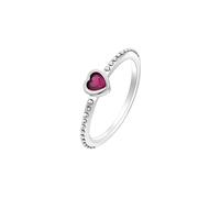 Valentine's Day Gift Red Heart 925 Sterling Silver Elegance Ring For Women Jewelry Rings For Wedding Party-9-r-7