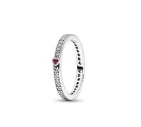 Valentine's Day Gift Red Heart 925 Sterling Silver Elegance Ring For Women Jewelry Rings For Wedding Party-8-r-2