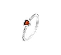 Valentine's Day Gift Red Heart 925 Sterling Silver Elegance Ring For Women Jewelry Rings For Wedding Party-8-r-6