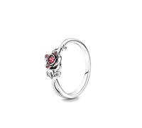 Valentine's Day Gift Red Heart 925 Sterling Silver Elegance Ring For Women Jewelry Rings For Wedding Party-7-r-9