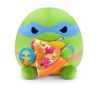 Valentine's Day Gift - Snackles 35 cm Plush Teenage Mutant Ninja Turtles Edition by ZURU, Cuddly Squishy Comfort Plush with Teenage Mutant Ninja Turtles theme and Pizza Snack Accessory (Leonardo)
