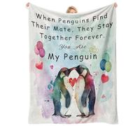 Valentines Day Gifts for Her Him, Romantic Gift for Wife Husband Blanket, Wedding Anniversary Birthday Gifts for Her, Girlfriend, Boyfriend, Engagement Presents for Couples, I love You Throw 50“ x 60”